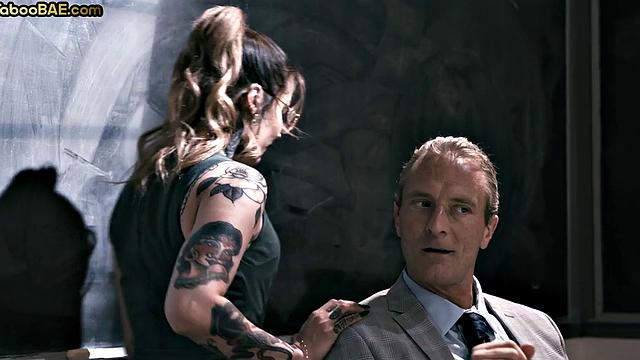 Inked College Bae gets pussybanged by teacher after sloppy BJ