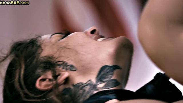 Inked College Bae gets pussybanged by teacher after sloppy BJ