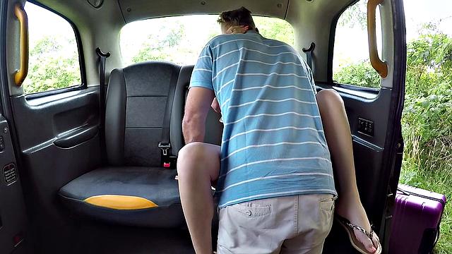 Blonde with a tattoo enjoys hard fucking and a messy creampie