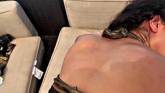 Enjoying by the Pool