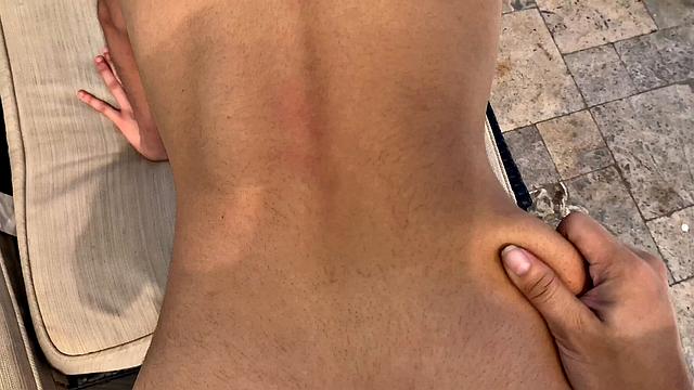 Enjoying by the Pool