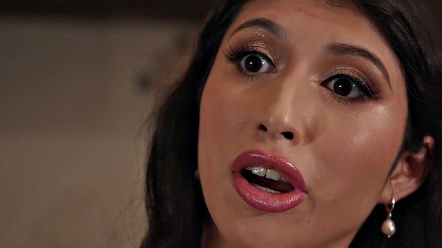 ADULT TIME - Penelope Woods Serves Up Pussy And Ass At The Dinner Party! 6 ON 1 GANGBANG