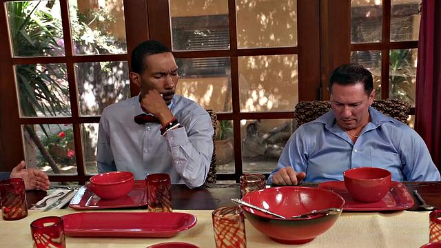 ADULT TIME - Penelope Woods Serves Up Pussy And Ass At The Dinner Party! 6 ON 1 GANGBANG