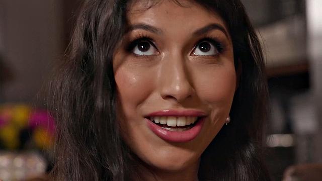 ADULT TIME - Penelope Woods Serves Up Pussy And Ass At The Dinner Party! 6 ON 1 GANGBANG