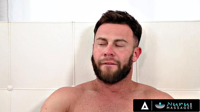 NURU MASSAGE - Two Cuties Learn How To Take Care Of A Cock During A NURU Massage