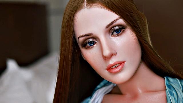 Realistic sex robot with big boobs and face