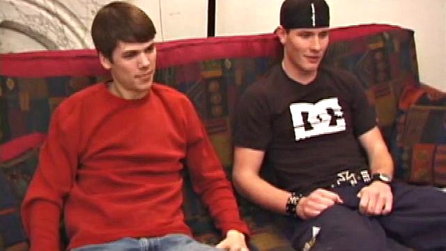 In this scene, Matthew Matters plays with straight boy Preston, who has only tested the waters with one other guy. After some cock sucking, the straight boy lets Matthew fuck his virgin ass.