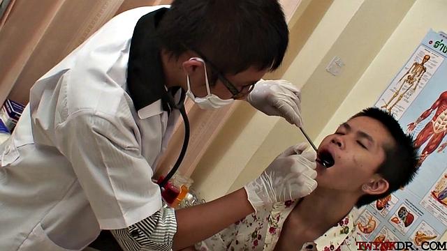 Horny asian doc analfucking patient
