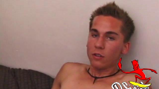 Brock is back and he accompanied by Nick. The boys are anxious and strip naked right away. Nick's mouth finds its way onto Brock's hardening tip and he works that meat, much to Brock's pleasure.