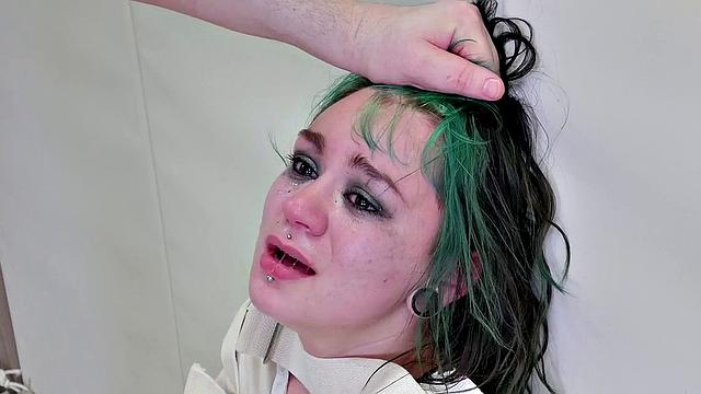 Humiliated teen gets ass pumped