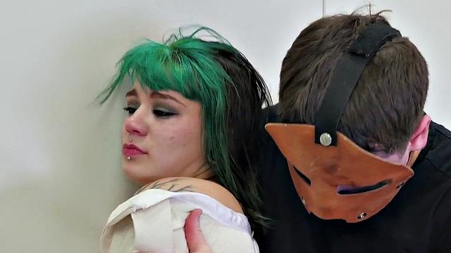 Humiliated teen gets ass pumped