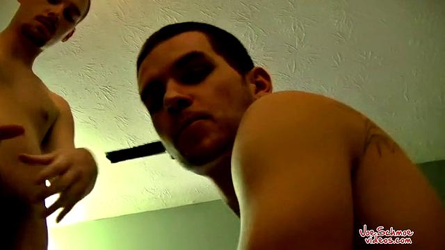 Brian, Kody, and Blaze Spit Roasting a Straight Guy