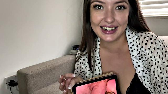 SPH femdom babe talks about small cocks in solo video