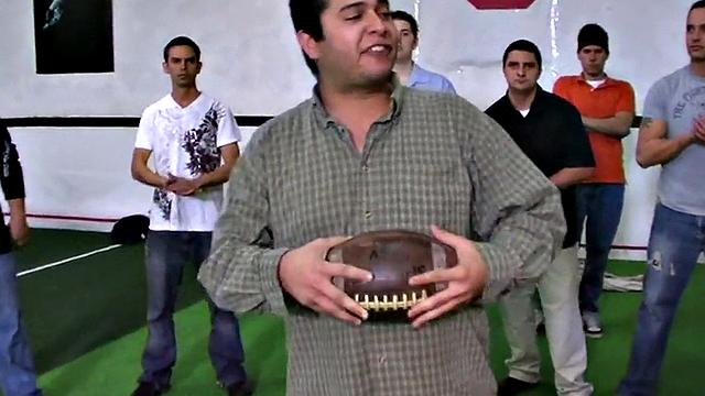 Hazed college stud fucked in locker room for fraternity