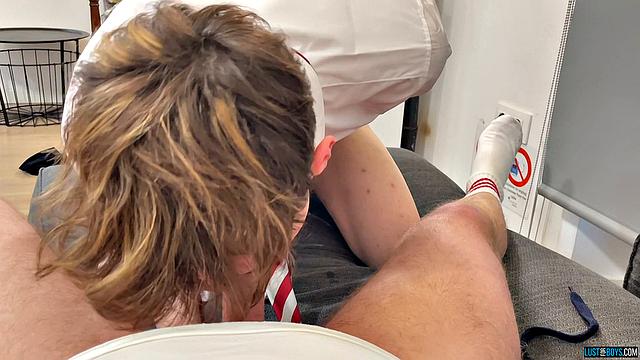 Three Dicks for the Teen Guy - Part 3 - Jack Davis, Mitch Schif, Sebastian Kane & Felix Hanan