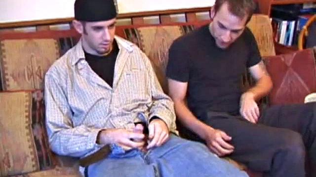 Sweet and young Tag is back and joined by Kent Stryker. Kent doesn't waste any time on his friend's hard dick, sucking on it like a piece of candy.