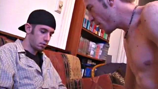Sweet and young Tag is back and joined by Kent Stryker. Kent doesn't waste any time on his friend's hard dick, sucking on it like a piece of candy.