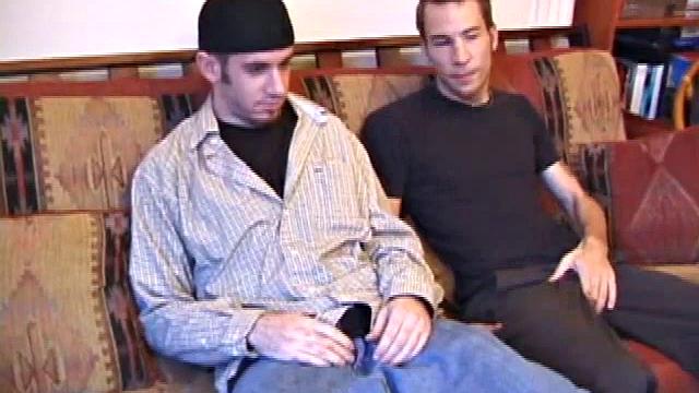 Sweet and young Tag is back and joined by Kent Stryker. Kent doesn't waste any time on his friend's hard dick, sucking on it like a piece of candy.