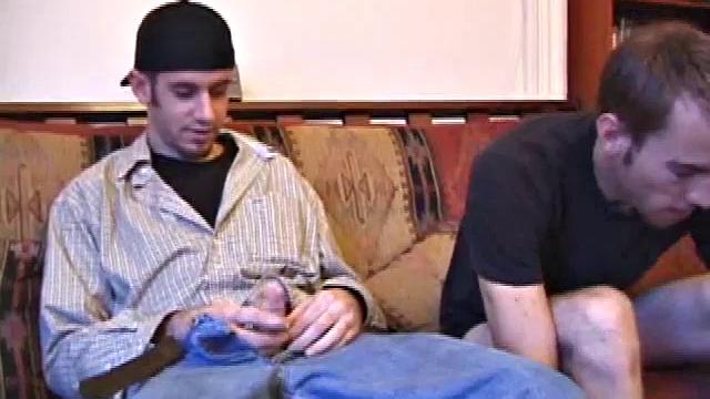 Sweet and young Tag is back and joined by Kent Stryker. Kent doesn't waste any time on his friend's hard dick, sucking on it like a piece of candy.