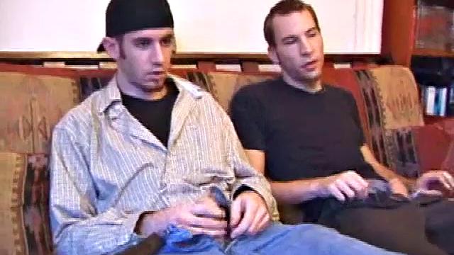 Sweet and young Tag is back and joined by Kent Stryker. Kent doesn't waste any time on his friend's hard dick, sucking on it like a piece of candy.