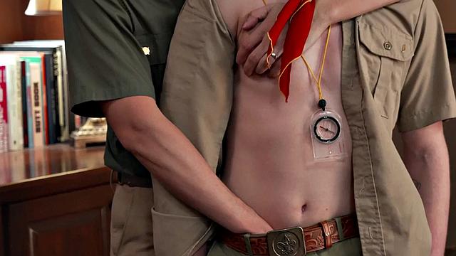 21yo twink scout barebacked in office by gaydaddy