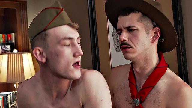 21yo twink scout barebacked in office by gaydaddy