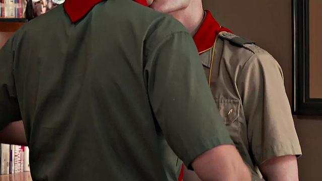 21yo twink scout barebacked in office by gaydaddy