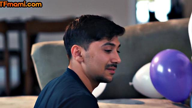 DTF stunning MILF banged in 3some while deepthroating