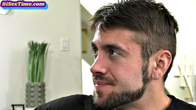 Bi unicorn enjoys watching rimjob