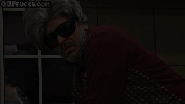 cockhungry GILF deepthroating dick