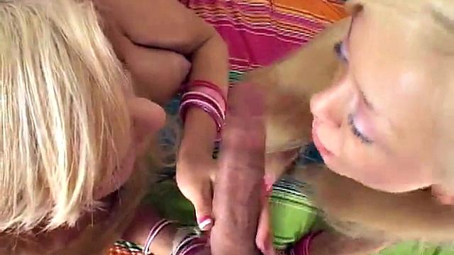 Lexy Blowjob and Fucked in Threesome