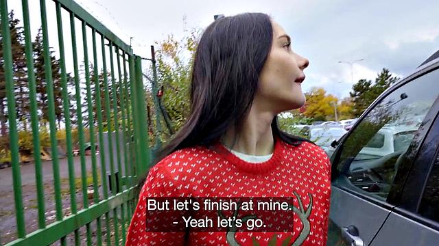 Real pickedup petite babe gets her pussy pounded