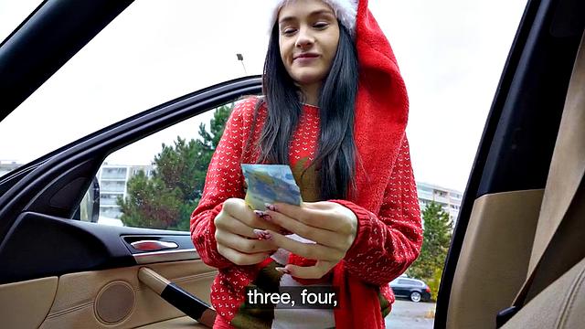 Real pickedup petite babe gets her pussy pounded