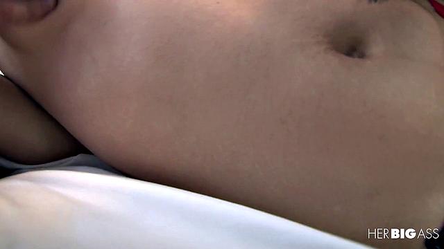 Stranger's cock stuffs Latina's pussy