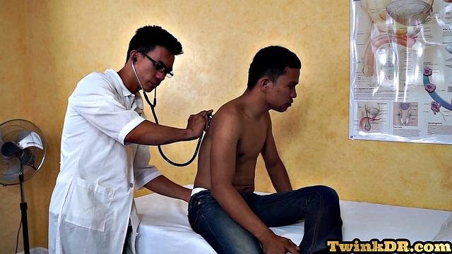 Asian patient anal drilled by Doc