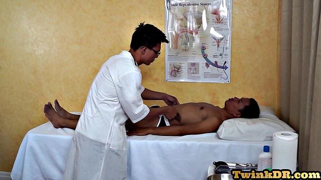 Asian patient anal drilled by Doc