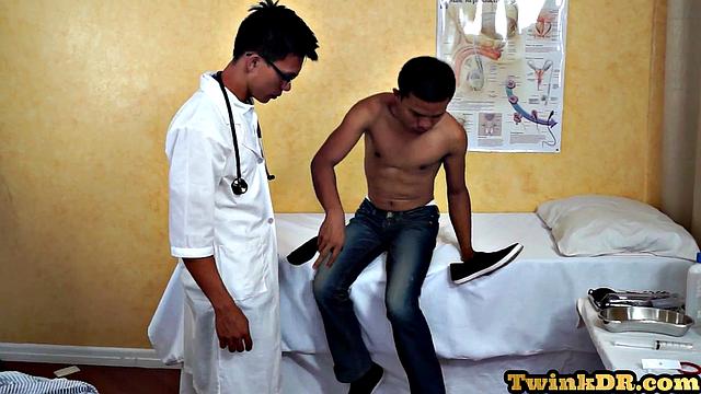 Asian patient anal drilled by Doc