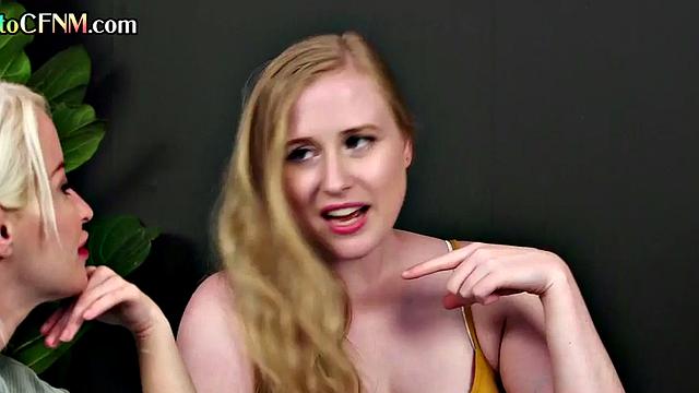 Deepthroating British CFNM group pleases lucky guy