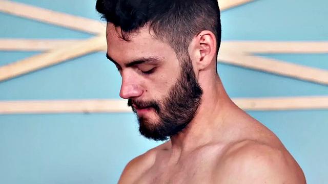 Skinny bi babe sucks cocks and gets 3way drilled in MMF