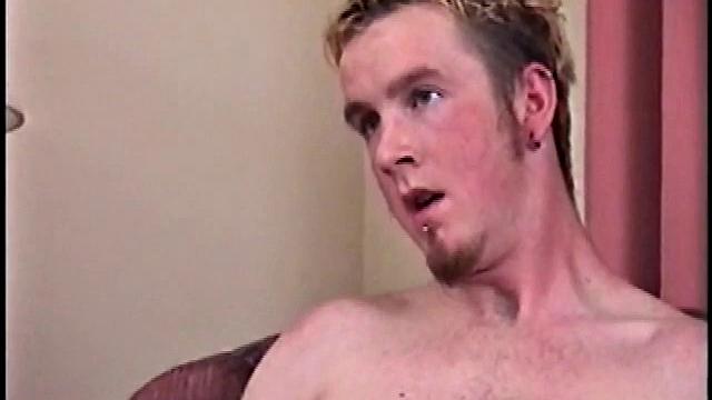 Skater boys Dean and Matt come in from a hard day of skating to reax in their room. Dark haired Dean takes his cock out first and Matt quickly follows, wetting his dick before stroking it.