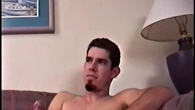 Skater boys Dean and Matt come in from a hard day of skating to reax in their room. Dark haired Dean takes his cock out first and Matt quickly follows, wetting his dick before stroking it.