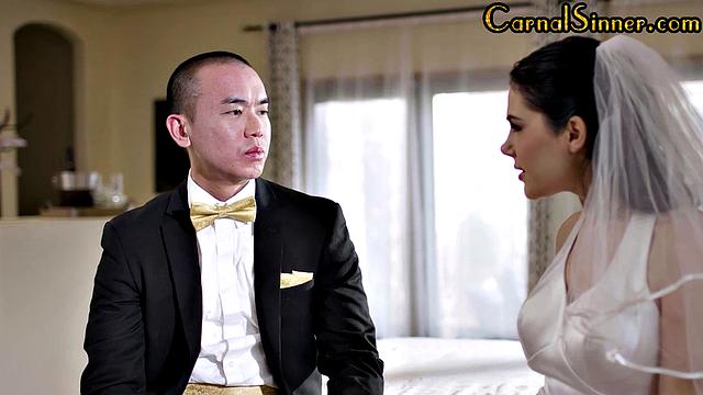 Anal-loving babe doggystyled by lover