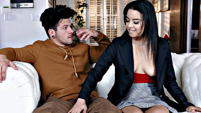 Girl Next Door Gets It