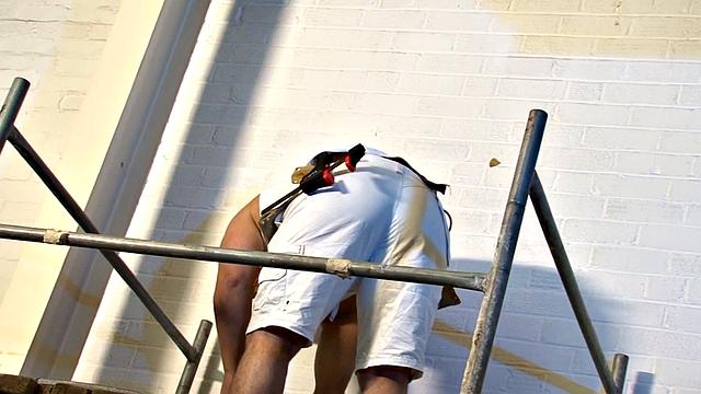 British Cougar Gets Horny for the Worker