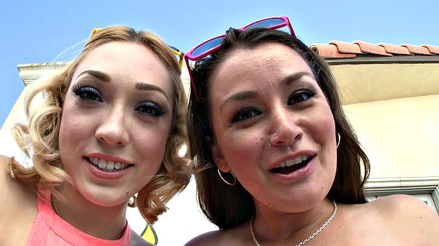 Lily And Allie Are Slobber Sluts