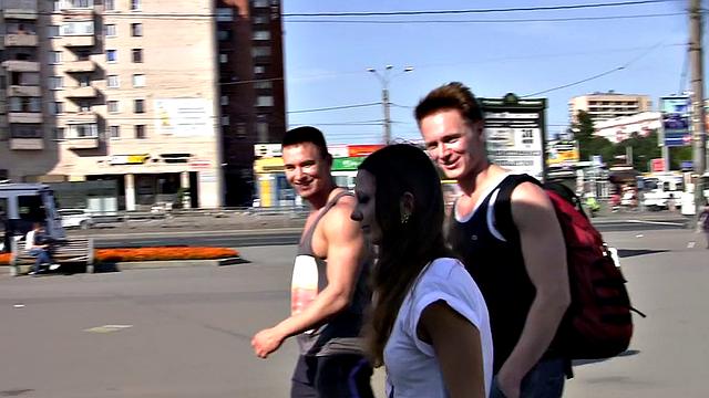 Cute broad enjoys MMF threesome in the boat