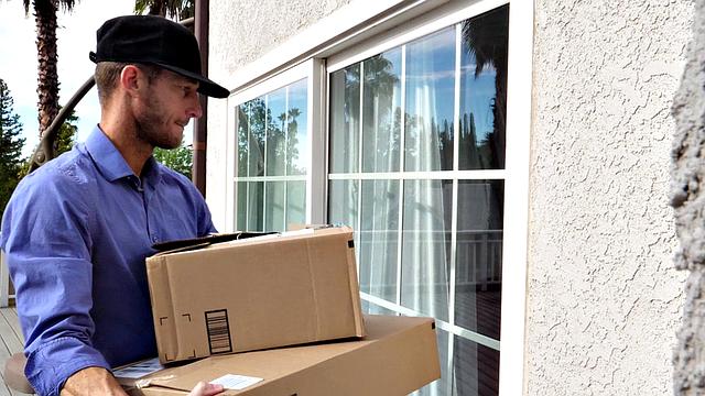 Vanessa, the machine and the Delivery Man