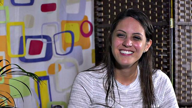 Submissive babe publicly deepthroats BWCs in group sex