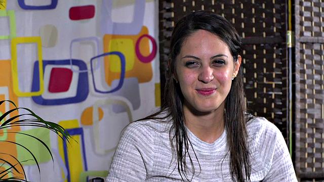 Submissive babe publicly deepthroats BWCs in group sex