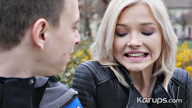Zazie Skymm can't resist a rough fuck and begs for more